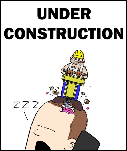 road worker signs