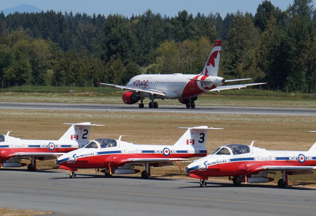 A319 and Snowbirds