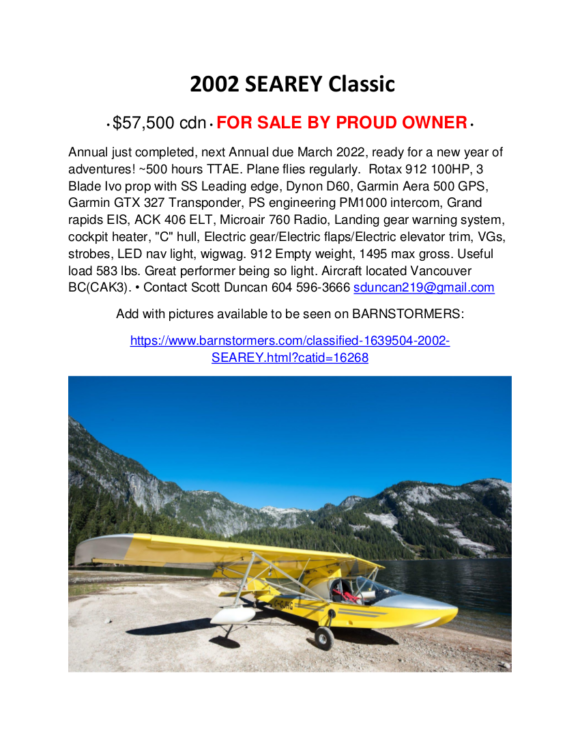 SeaRey Aircraft